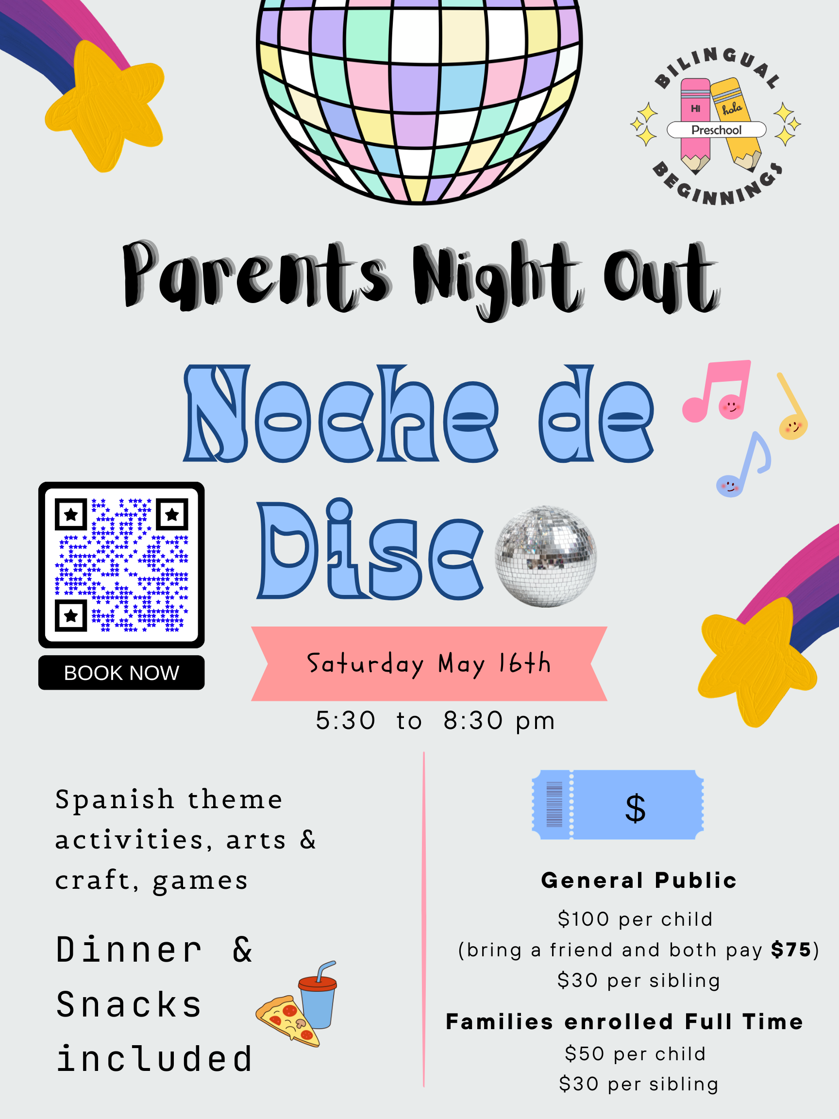 Parents Night Out - Noche de Disco